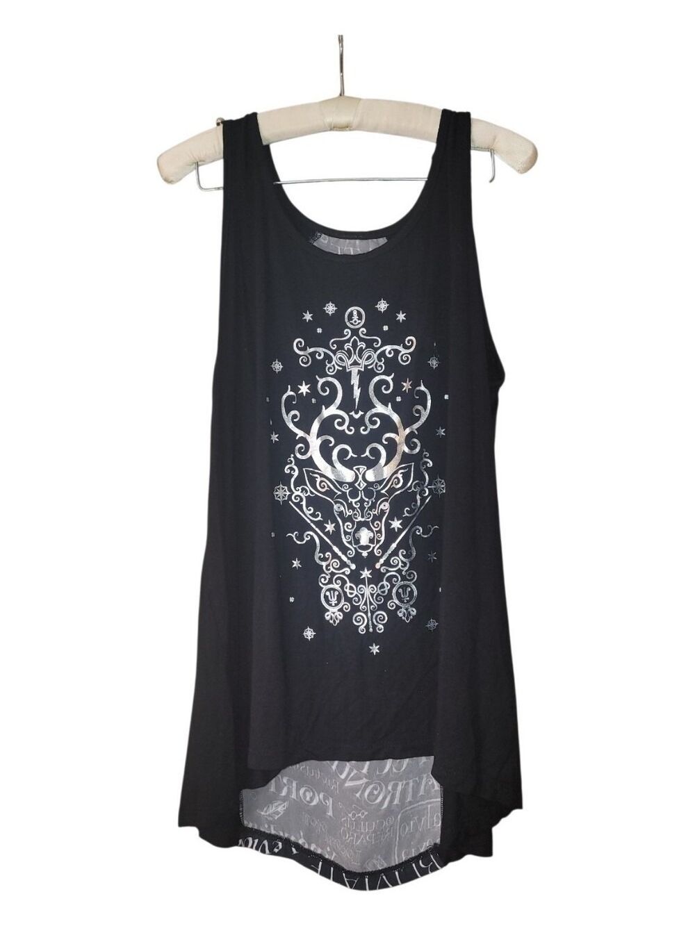 The Wizarding World Of Harry Potter Universale Studios Black Tank Top L